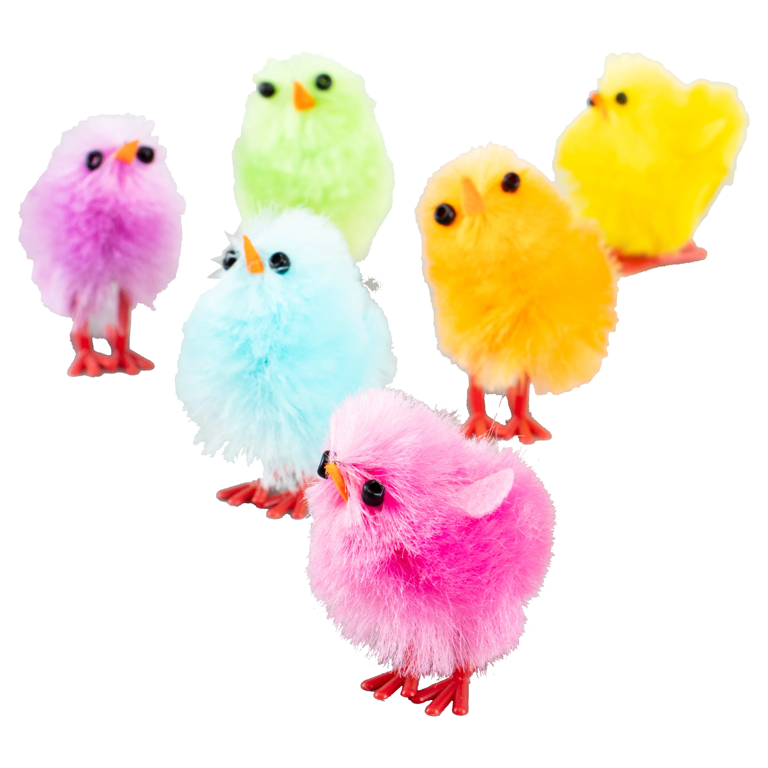 Easter Chicken 12pc Small 3cm Assorted Colours - Image 3