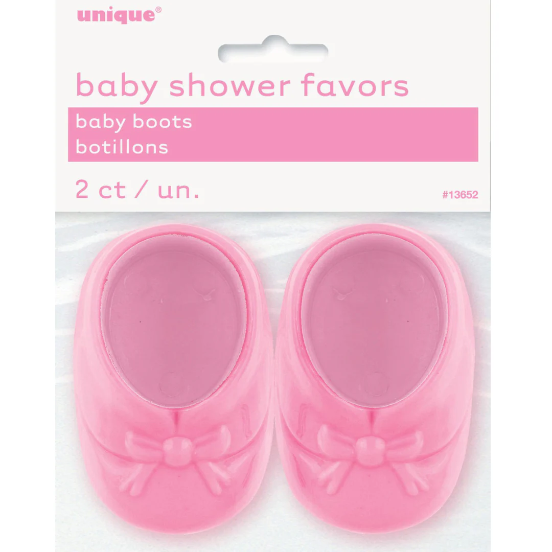 2 Baby Boots Pink 7.5cm