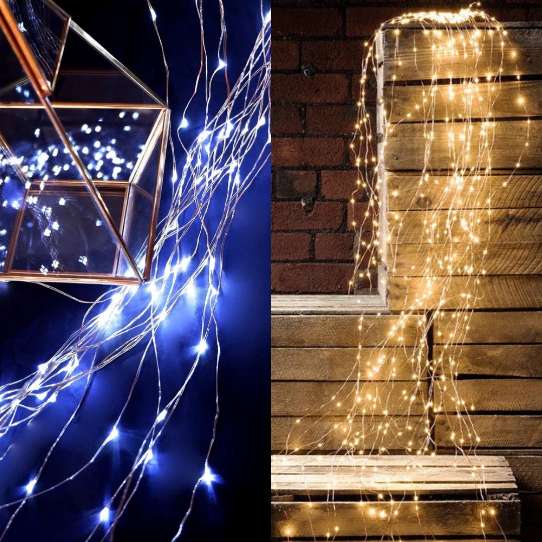 200 Micro LED Dual Colour Branch Lights 2m