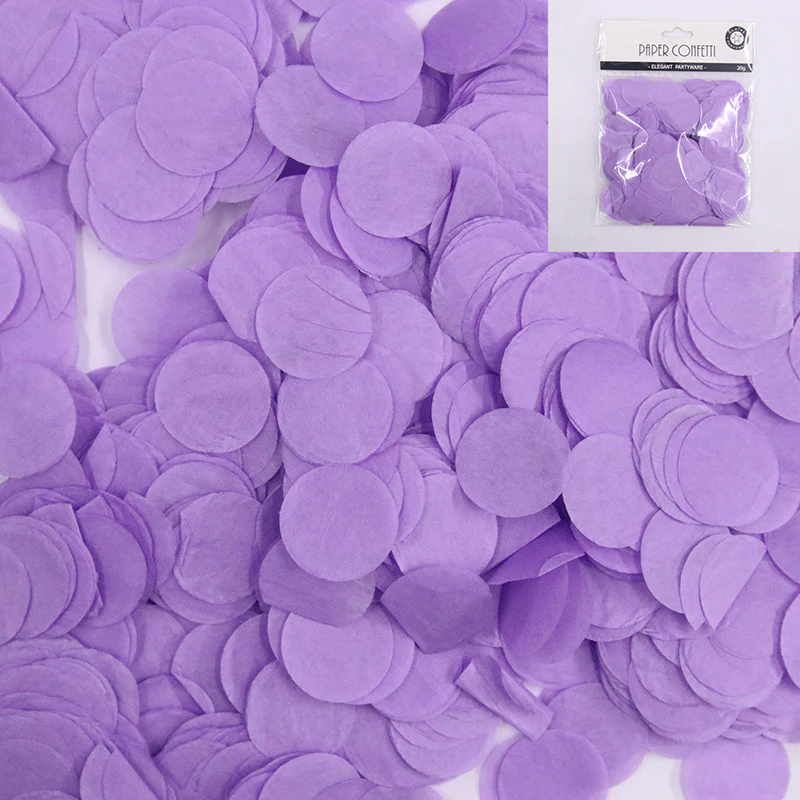 Lavender Confetti 25Mm - 20G