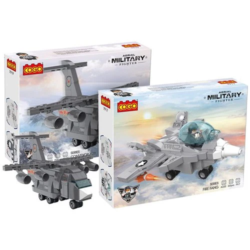 258-265Pce Military Air Building Blocks