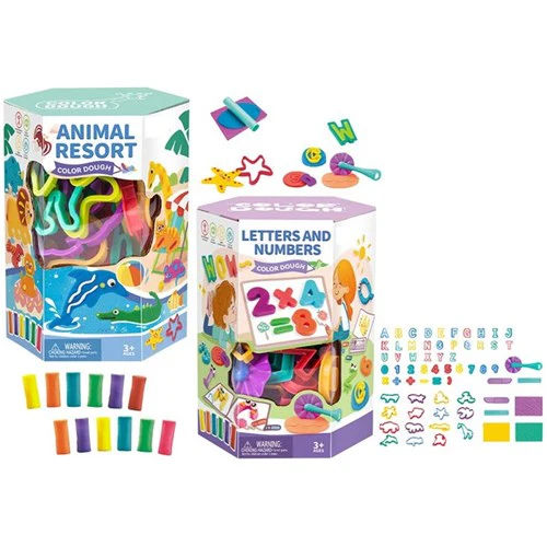 26-57Pce Color Dough w/Shapes & Access