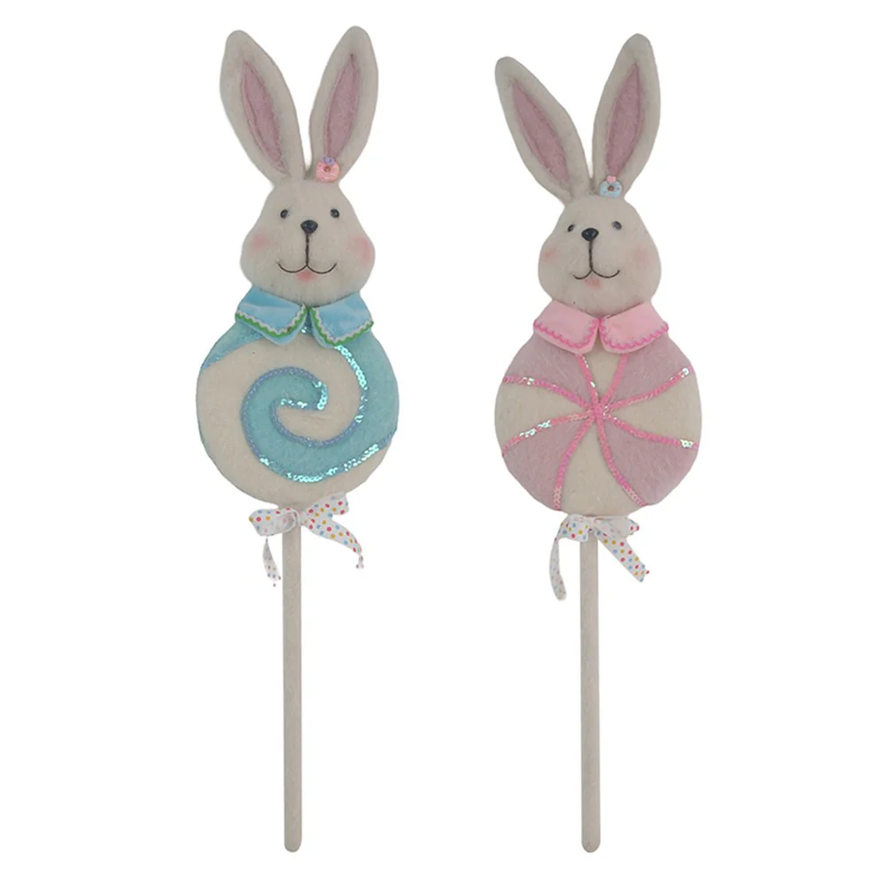 CANDY W/BUNNY 70X17.5CM 2 ASSORTED