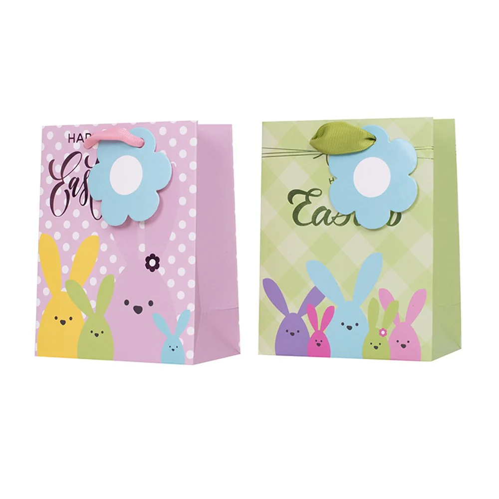 CUTE EASTER GIFT BAG SML 2 ASSORTED 11.1X6X14CM