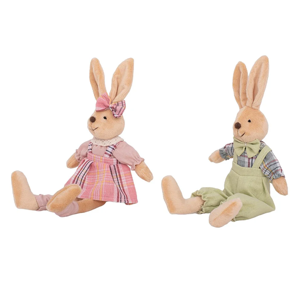 FLUFFY BUNNIES 2 ASSORTED 24CM