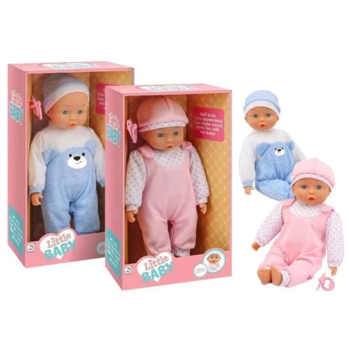 2pce Baby Doll with Soft Body 33 cm