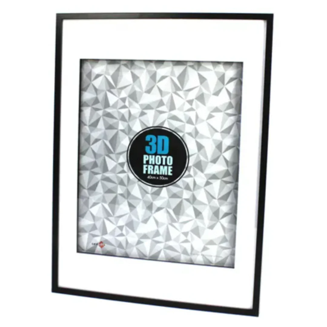 3D Frame Black 50x70cm 40x50cm