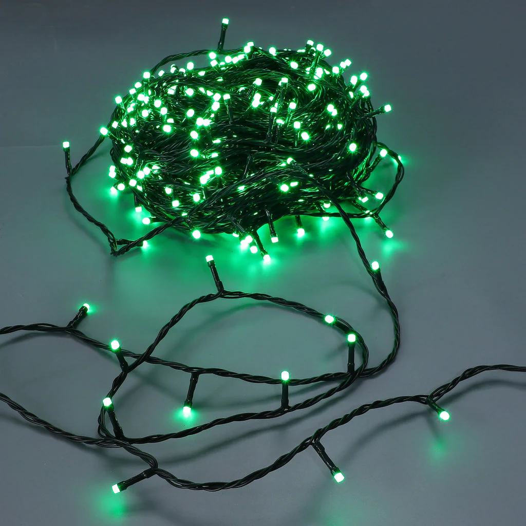 400 RGB Connectable Colour Changing String Light - Dark Green - Image 3