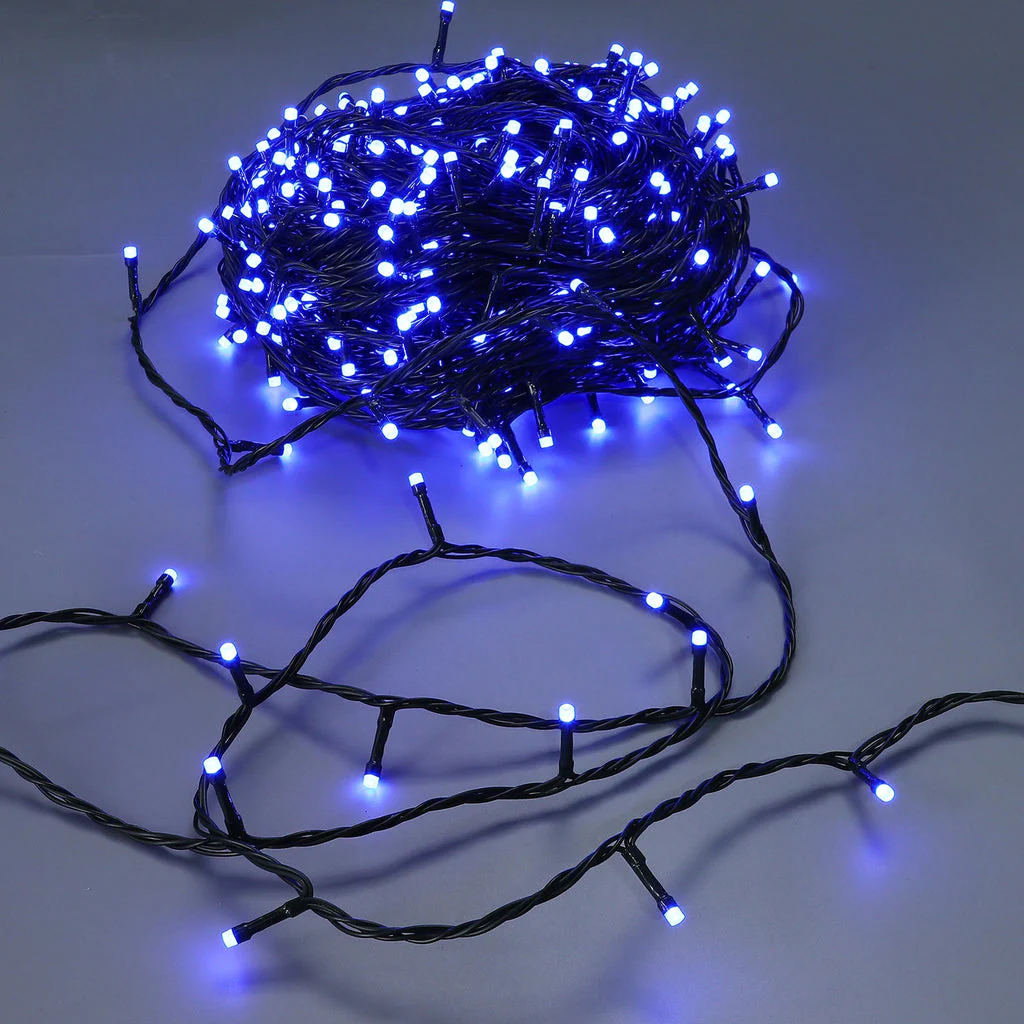 400 RGB Connectable Colour Changing String Light - Dark Green - Image 4
