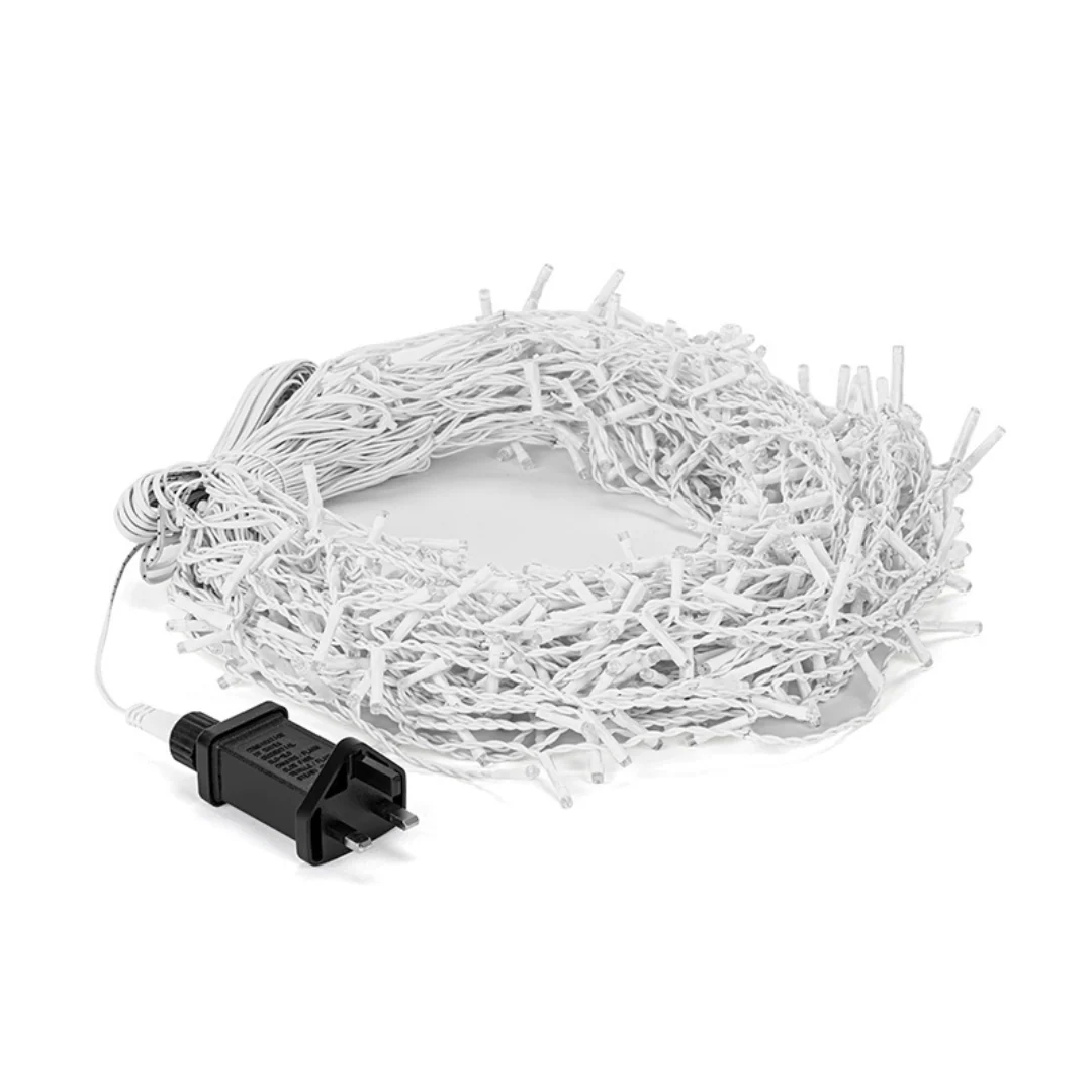 LED Snowing Icicle Lights 480 Cool White - Image 2