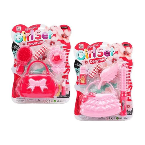 5pce Girls Beauty Set with Purse