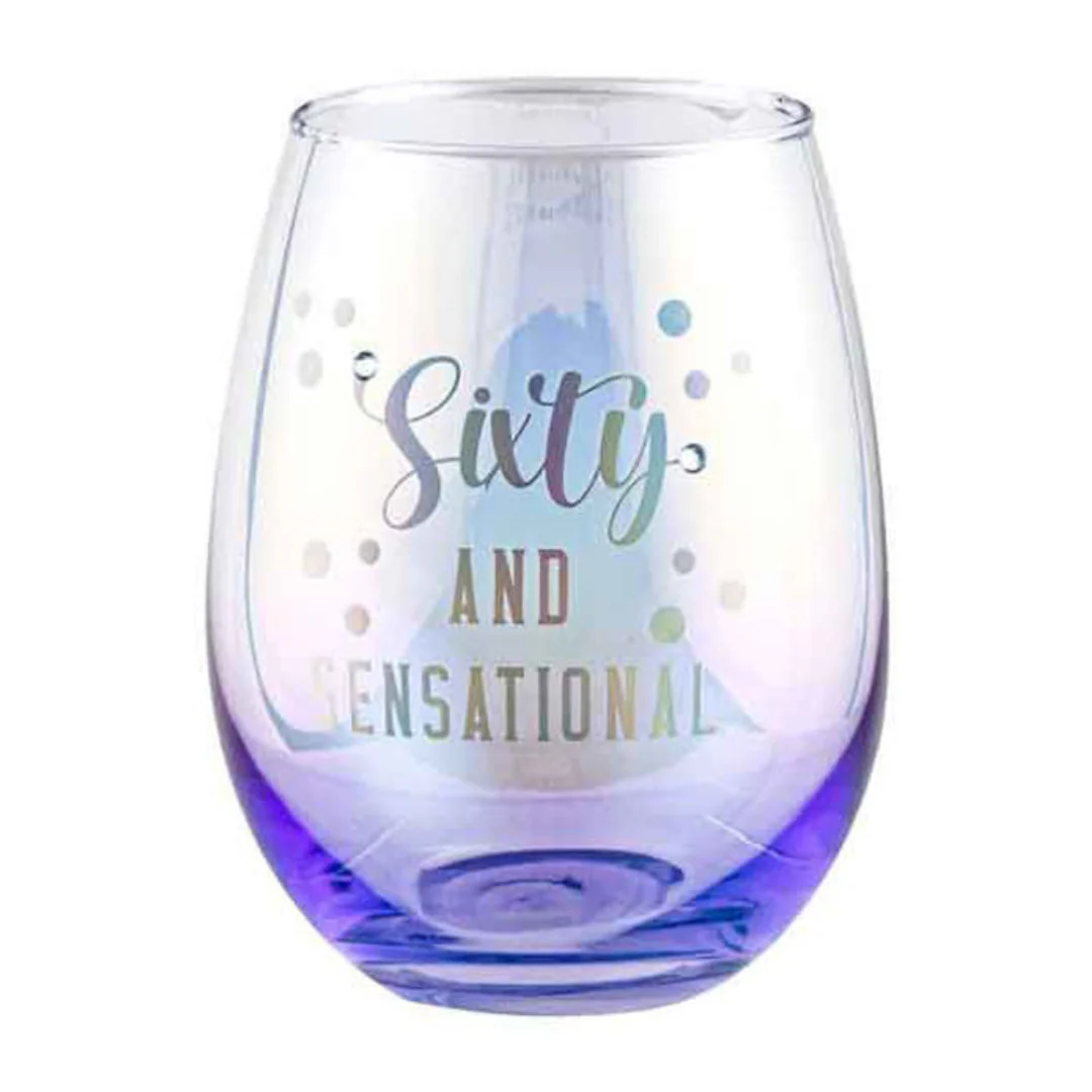 60 Stemless Holographic Glass 560ml