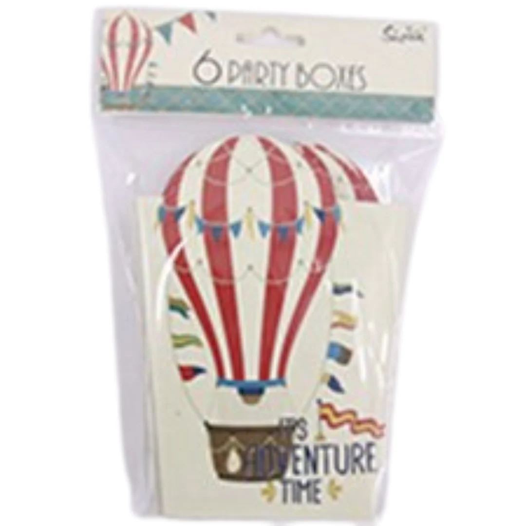 Vintage Hot Air Balloon Loot Box - Pk Of 6 - Image 2