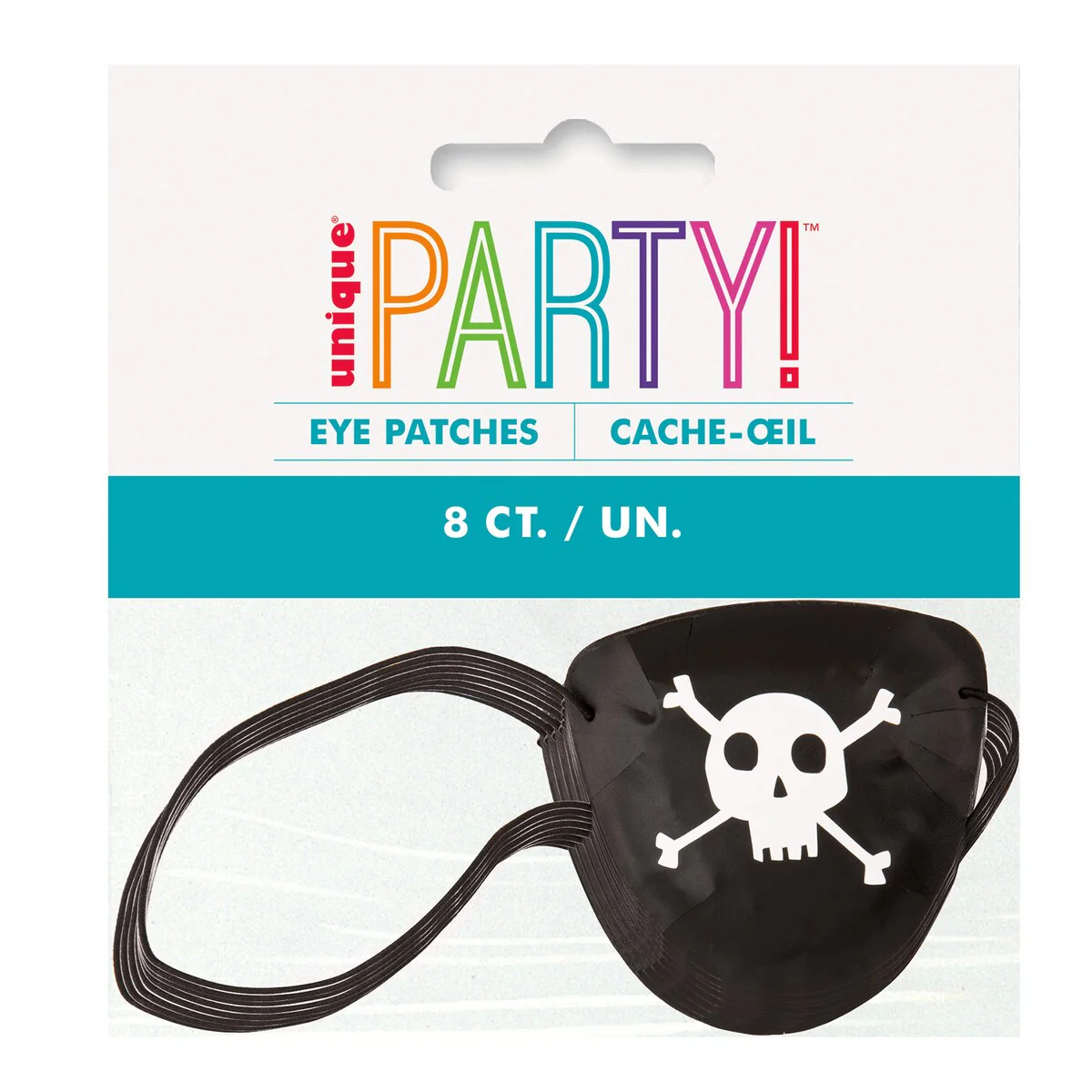8 Pirate Skull & Crossbones Eye Patch - Image 2