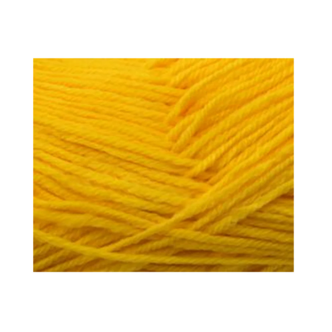 Acryl Yarn 100g 189m 8ply Solid 19 Canary Yellow - Image 2