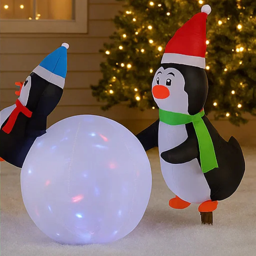 Airpower Penguins Playing Snowball Flash