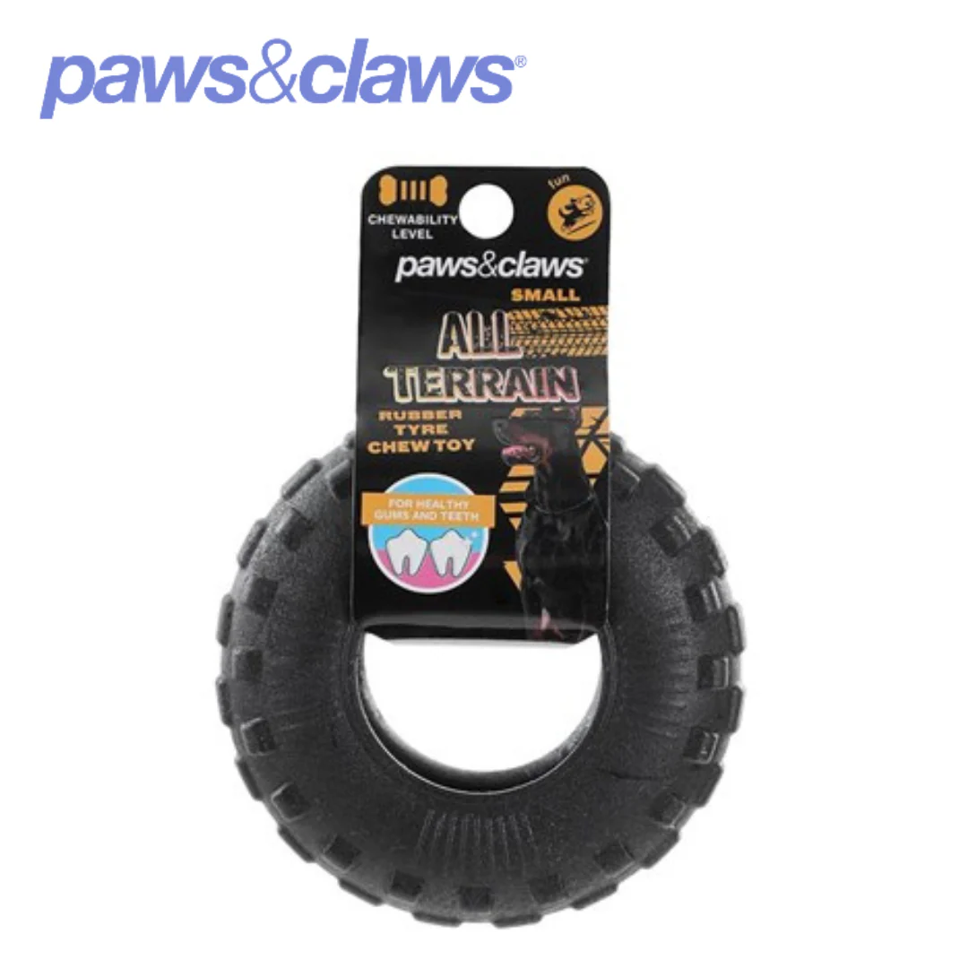 All Terrain Rubber Tyre Small Chew Toy