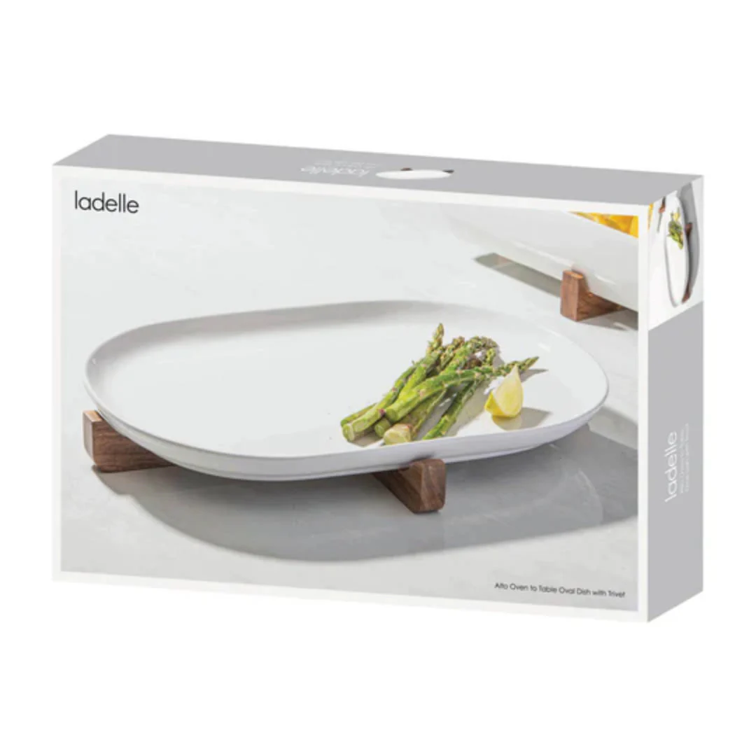 Alto Oven To Table Oval Dish With Trivet - Image 3