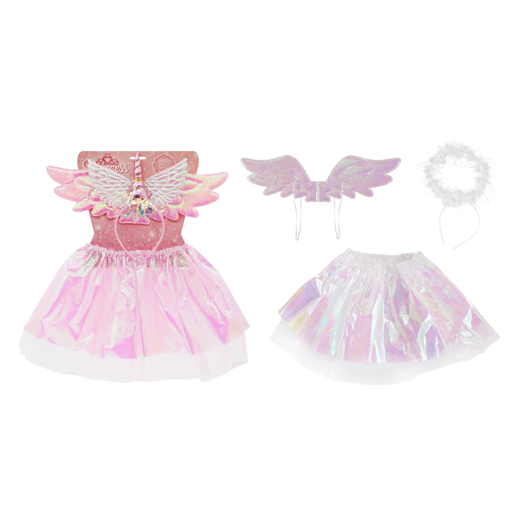 Angel Tutu and Wings Set Assorted