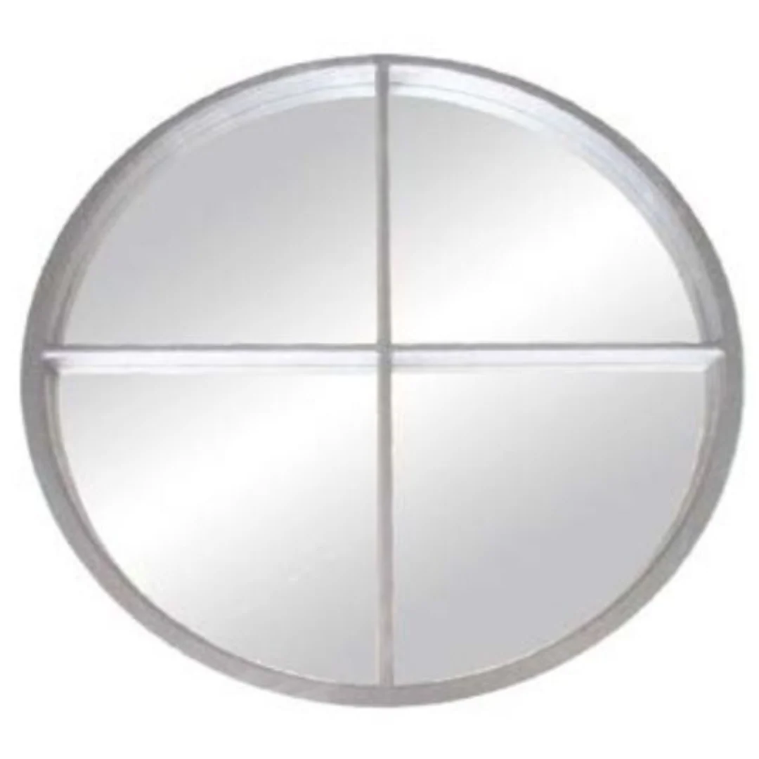 Angelina Mirror Colour: Matt White Size: 100x100cm Panelled Mirror - Image 2