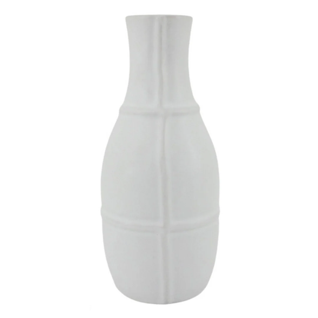 Angie Vase 7x17 White