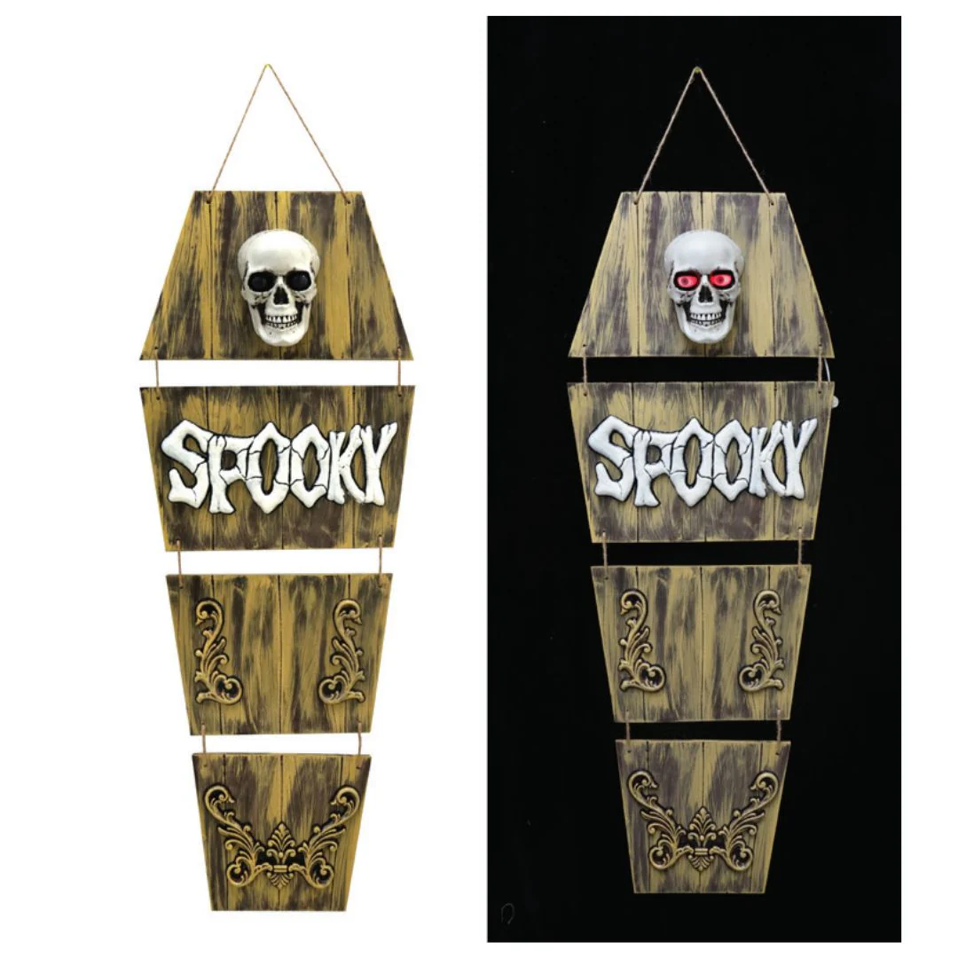 Animated Spooky Coffin 1.5m