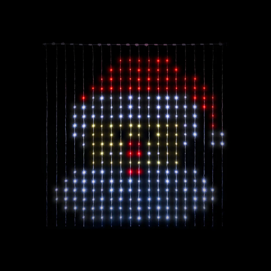 App Lightshow LED Curtain 2x2m 400 Lights - Image 4