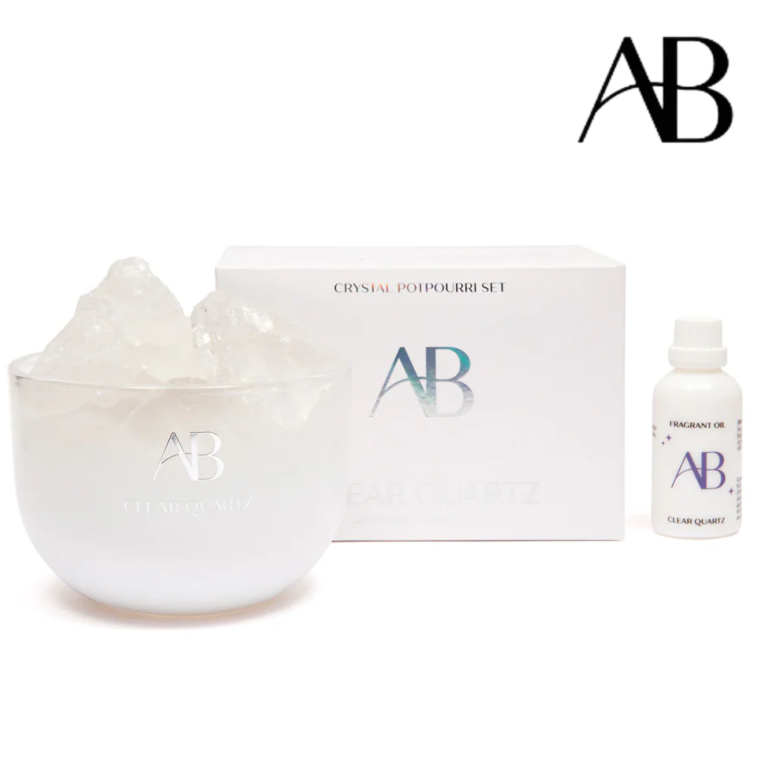 Crystal Potpourri & Oil N/A Clear Quartz - Aromabotanical