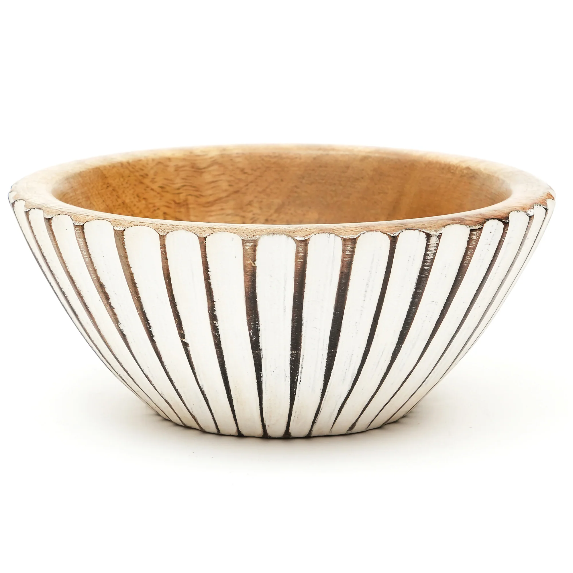 Art Deco Wooden Bowl 15cm