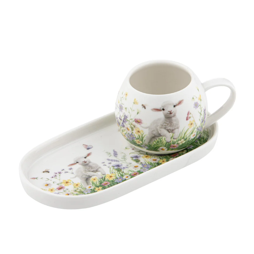 Ashdene Sweet Meadows Mini Hug Mug + Plate Set