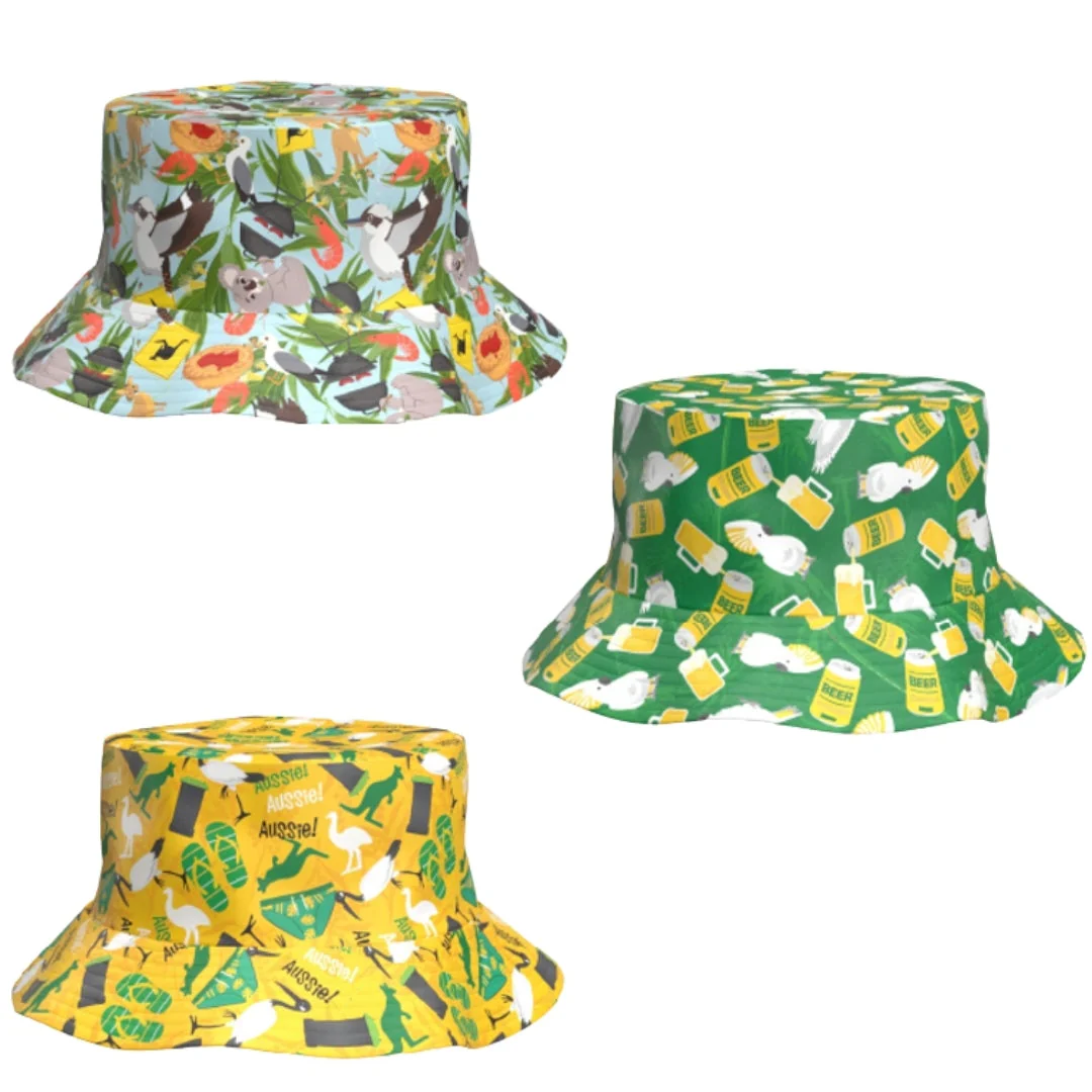 Aussie Gold Bucket Hat Assorted