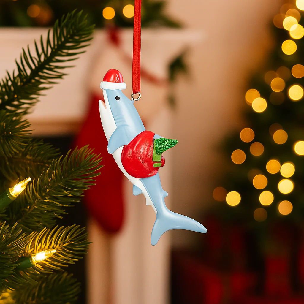 Christmas Tree Deco Australian Christmas Shark 10cm