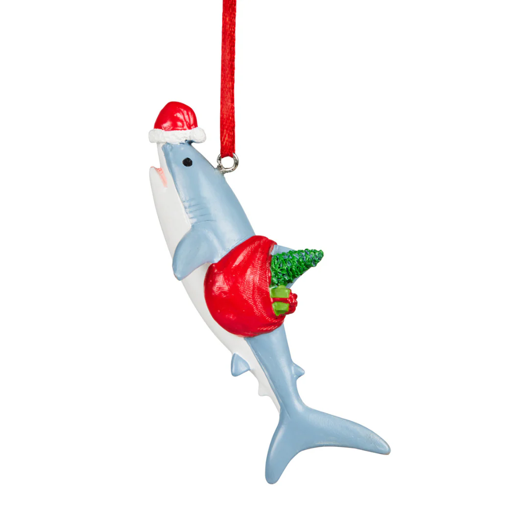 Christmas Tree Deco Australian Christmas Shark 10cm - Image 2
