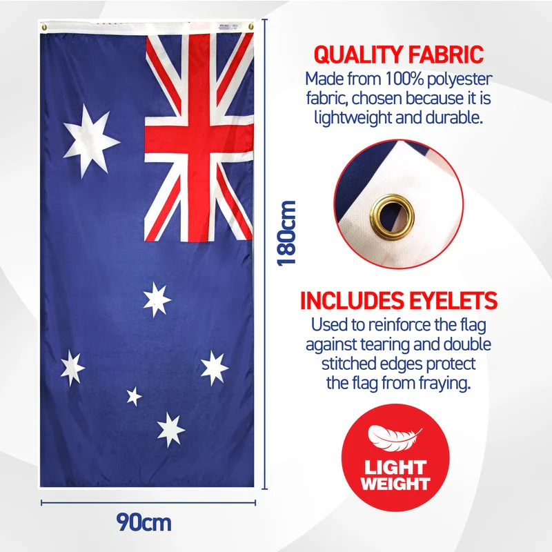 Australian Flag 180x90cm - Image 3