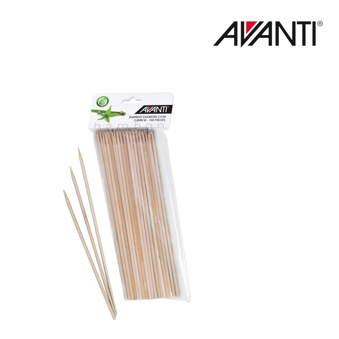 Avanti Bamboo Skewers 25Cm 100Pce Pack