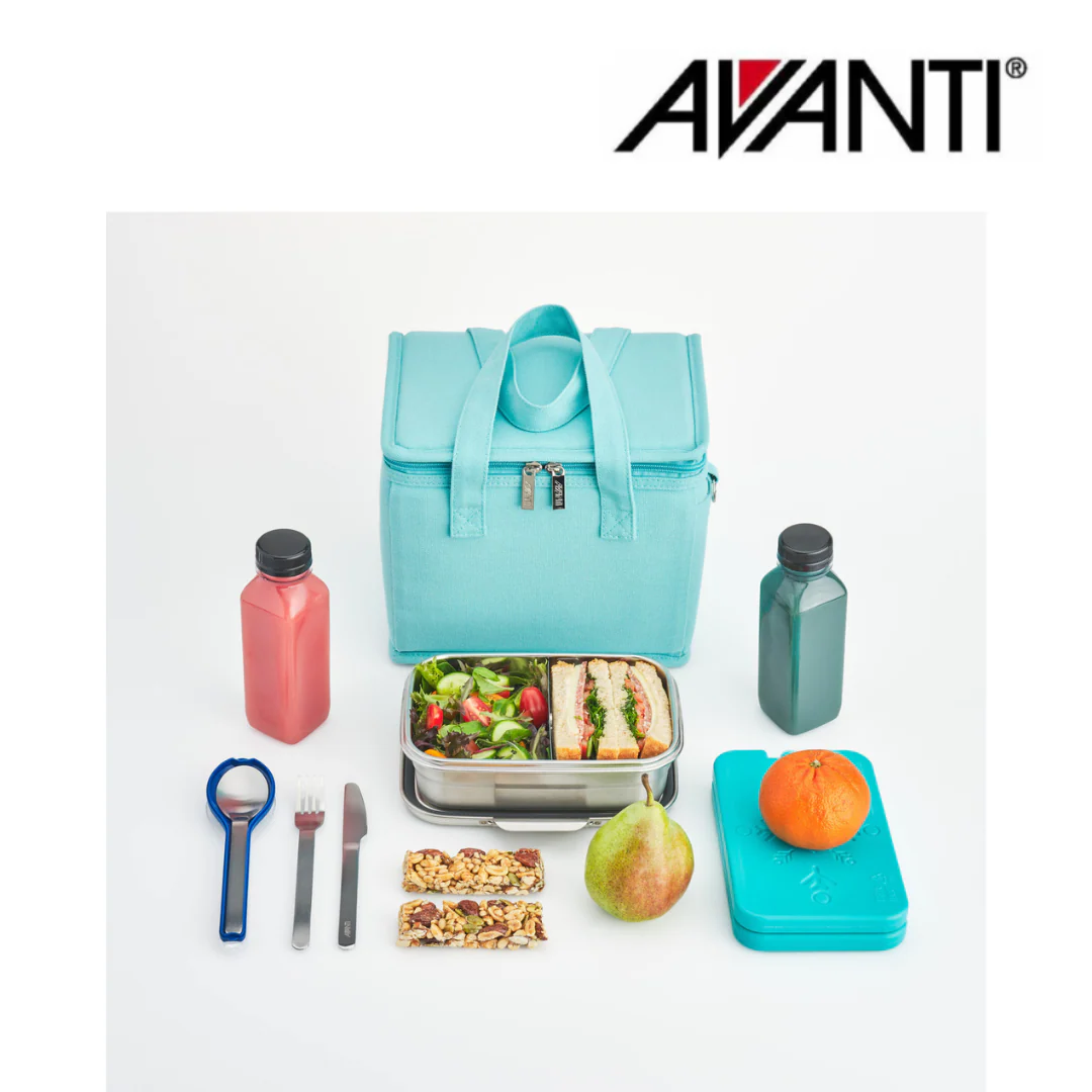 Avanti Canvas Lunch Bag - Sea Blue - Image 6