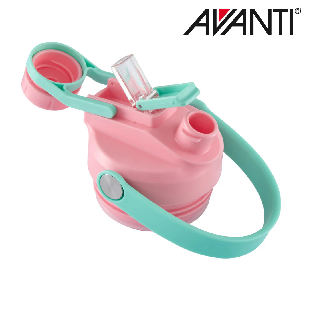 Avanti YumYum 2 Way Drinking Insulated Water Bottle 400ml - Blue/Pink - Image 5