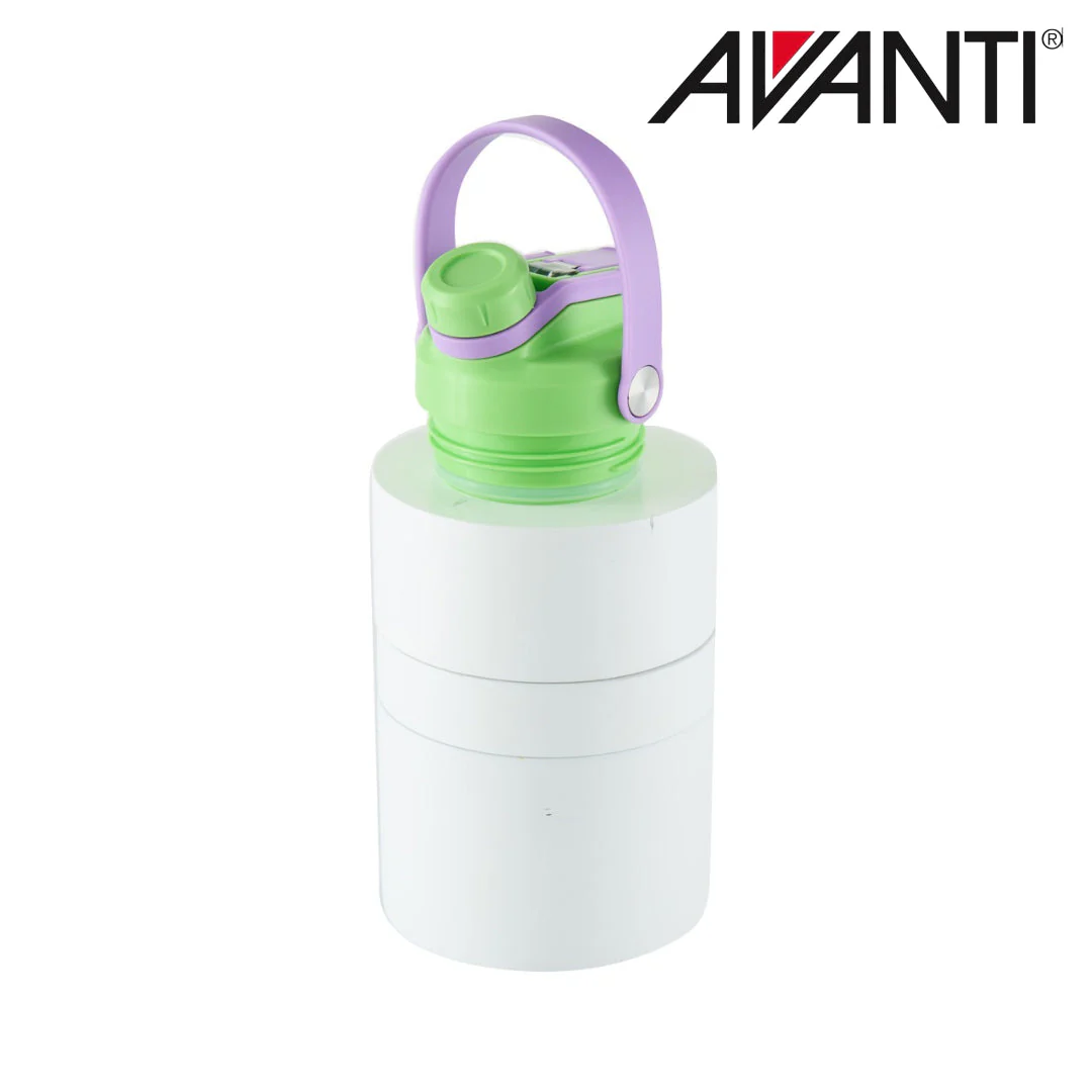 Avanti YumYum 2 Way Drinking Insulated Water Bottle 400ml - Purple/Green - Image 10