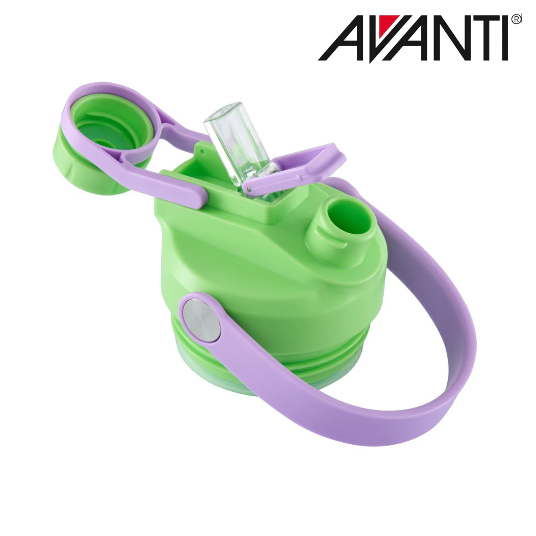 Avanti YumYum 2 Way Drinking Insulated Water Bottle 400ml - Purple/Green - Image 7