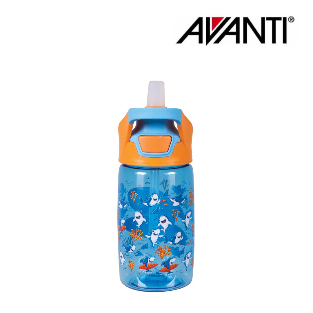 Avanti YumYum Kids AutoSpout Tritan Bottle 450ml - Surfing Sharkie