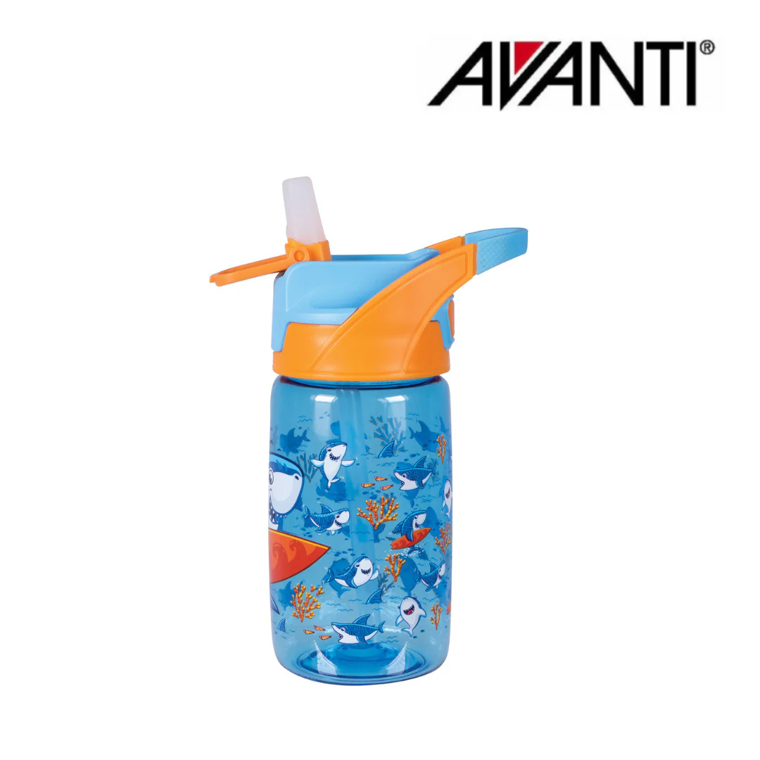 Avanti YumYum Kids AutoSpout Tritan Bottle 450ml - Surfing Sharkie - Image 3
