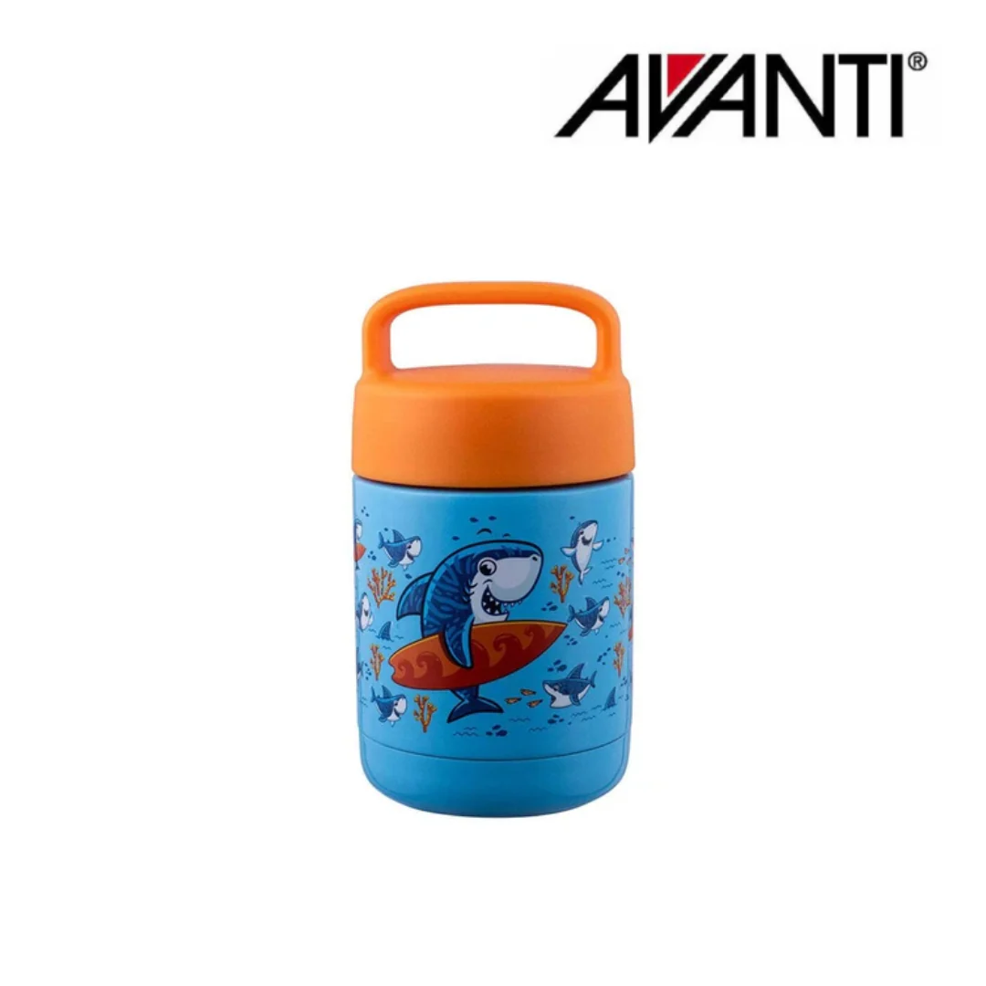 Avanti YumYum Kids Insulated Food Jar 375ml - Surfing Sharkie