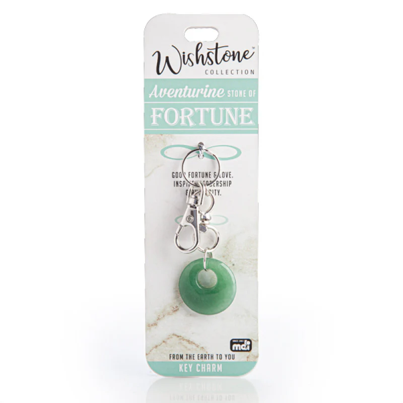 Aventurine Key Charm