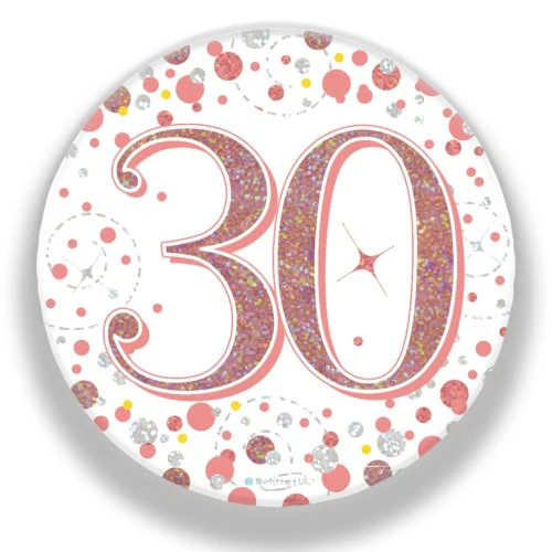 Badge 75Mm Fizz #30 Rgold P1