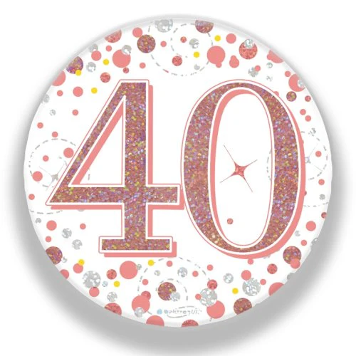 Badge 75Mm Fizz #40 Rgold P1