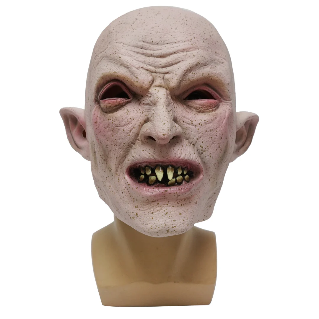 Bald Man W/ Sharp Teeth Face Mask - Image 2