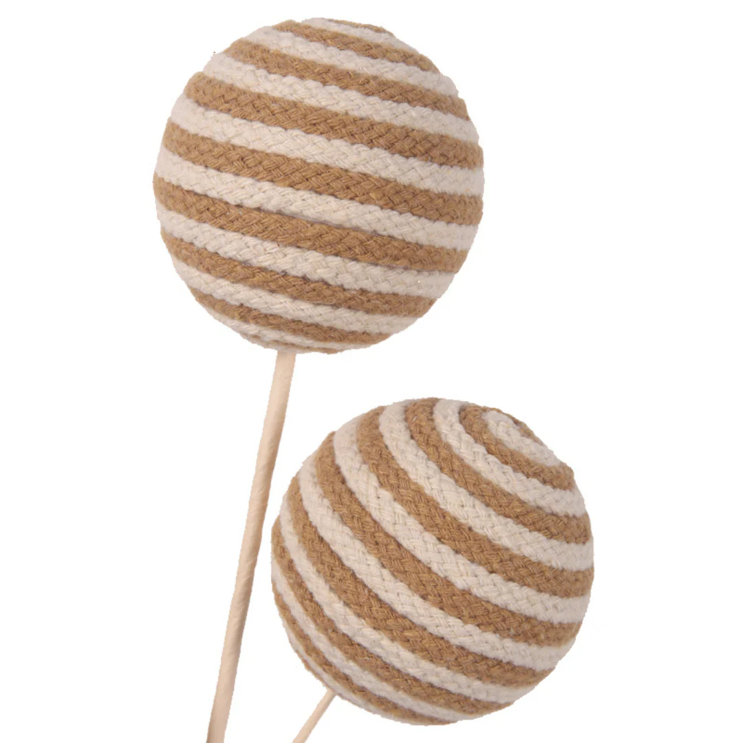 Ball Stem 2 Tone Rope with 3 Balls and 50cm Stem - Image 3