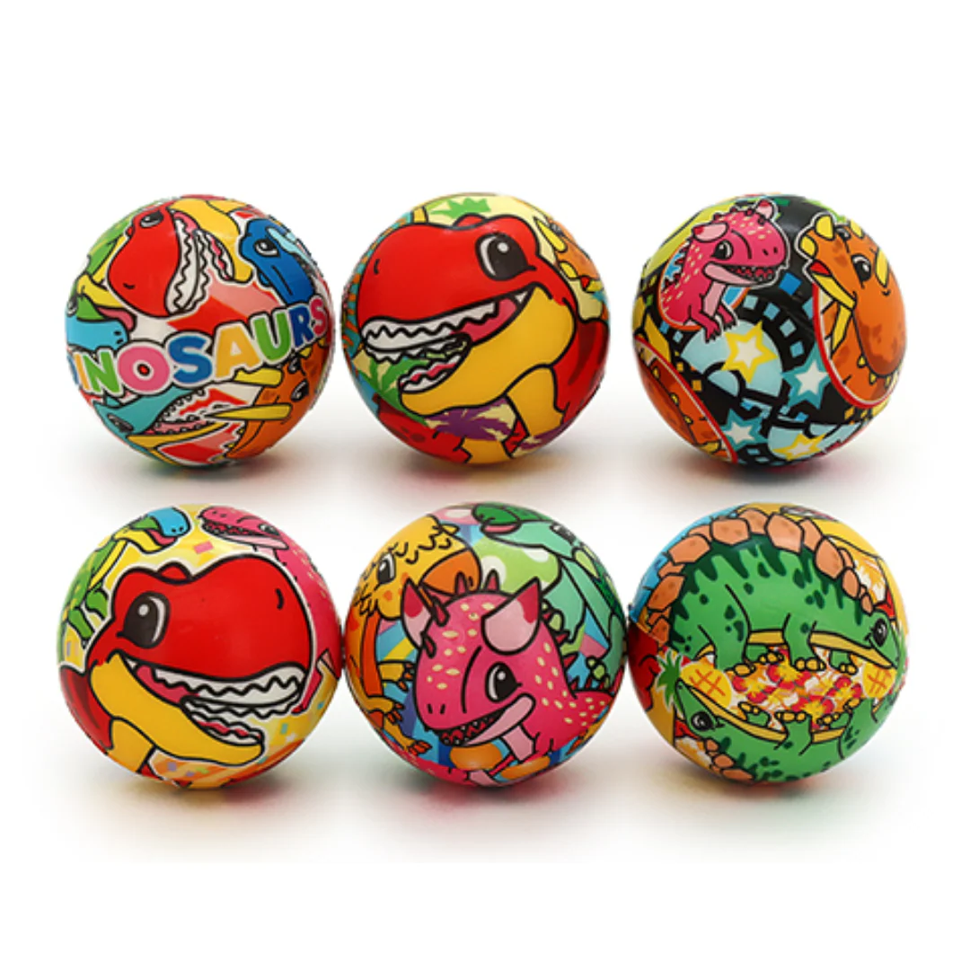 BALLS DINOSAUR STRESS BALL (6 ASSTD) 63mm - Image 2