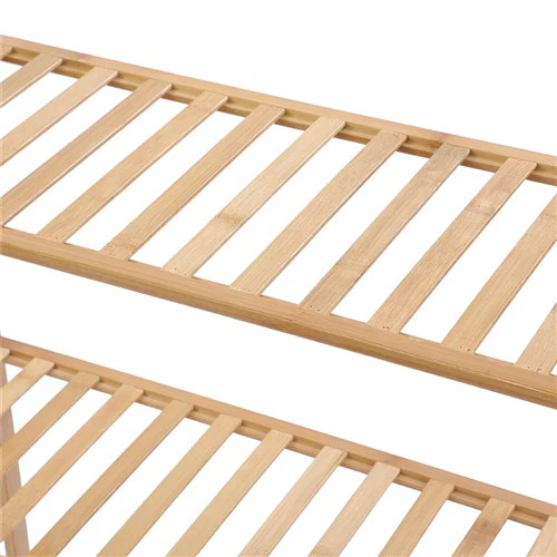 Bamboo 4 Tier Storage Shelf 68X25X100Cm - Image 4