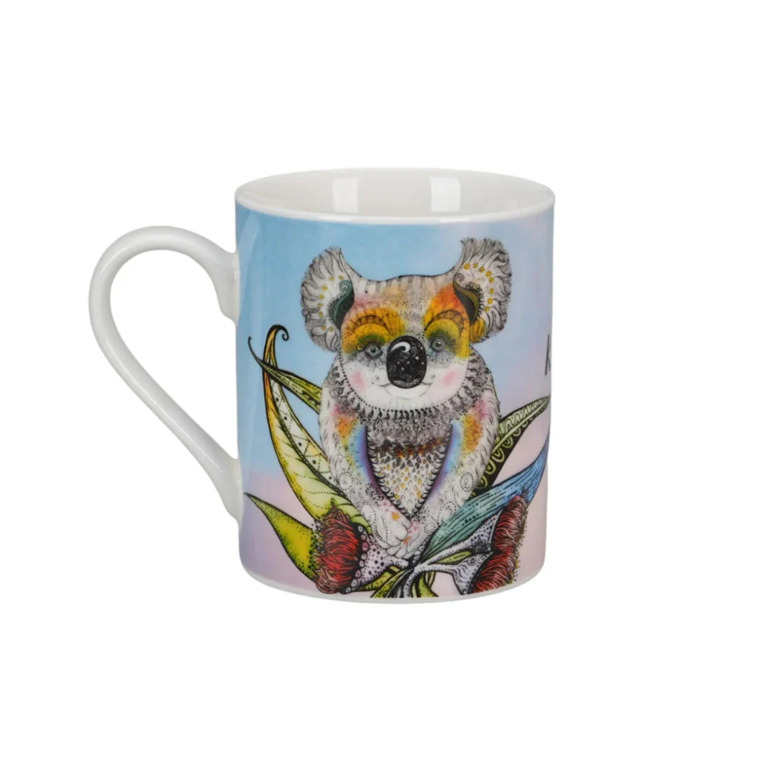 Banksia Red Koala mug and coaster in a collectable tin - Image 2